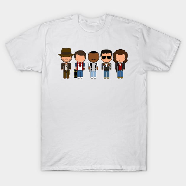 80s Movie Icons - "Vector-Eds" T-Shirt by TwistedKoala